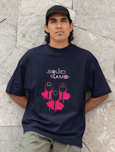 Unisex Relaxed Fit T-Shirt with " PrintSquid Game Drip" Print